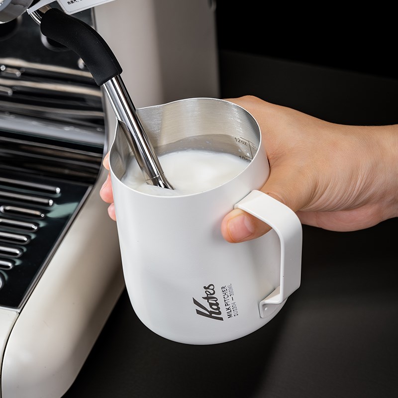 咖啡拉花缸304不锈钢尖嘴奶泡杯专业拉花杯咖啡机打奶杯350X/600m