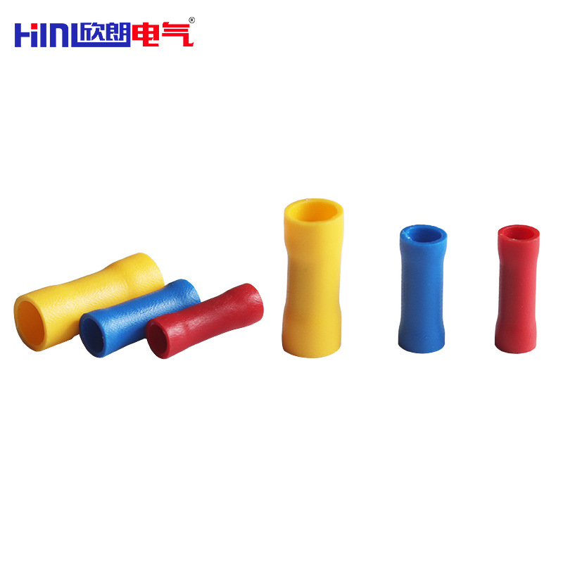 中间接线端子 PVT1.25/2/5.5短形全绝缘中间接头管型冷压端子端头