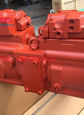 杰西博JCB220 现代210 215 225-9液压泵K3V112柱塞泵胆齿轮泵九孔