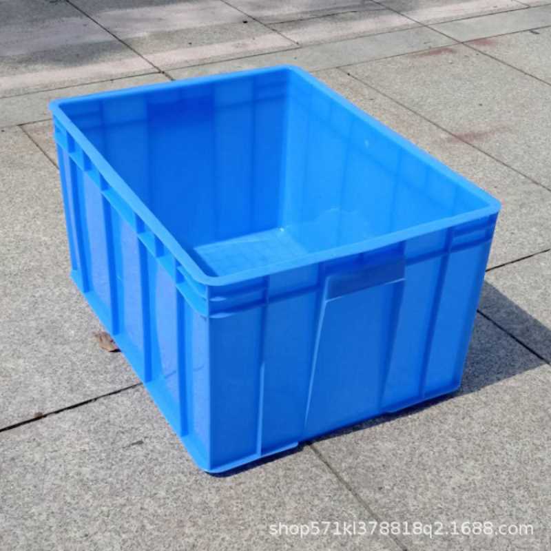 塑料框箱周转箱8#周转箱规格545*420*295加厚周转箱带把手