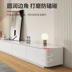 北欧电视柜茶几组合现代简约轻奢小户型客厅家用储物悬挂落地
