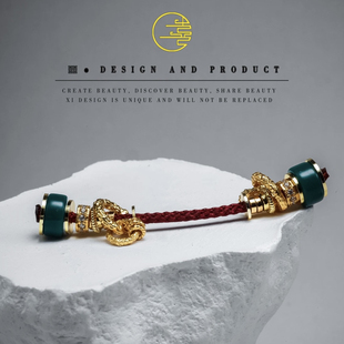 精品108单圈文玩地狱色湖北绿松石万向轴弟子珠配饰品DIY手工配件