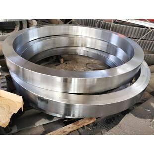 富临回转窑轮带，铸钢滚圈厂家，烘干机配件工差