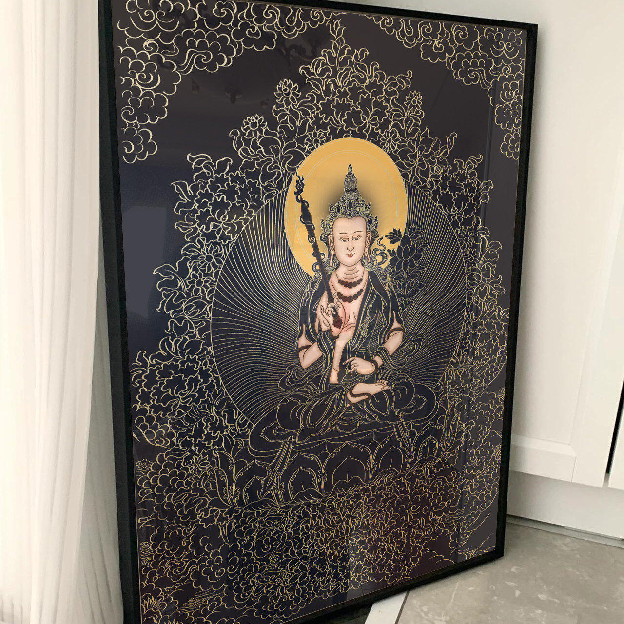 虚空藏唐卡DIY材料包本命佛图片