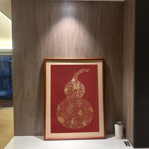 百福图福禄图手写diy解压手工葫芦成人礼物唐卡装饰挂画自己涂色