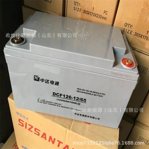 中达电通蓄电池DCF126-12/65电力储能12V65AH直流屏UPS/EPS电源用