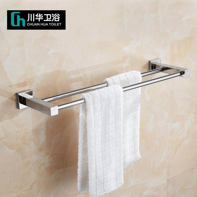 304不锈钢毛巾杆双杆毛巾架单层方座亮光浴室卫生间浴室门后,婴童用品,其它婴童用品,淘宝优惠券,粉丝福利购,淘宝优惠卷