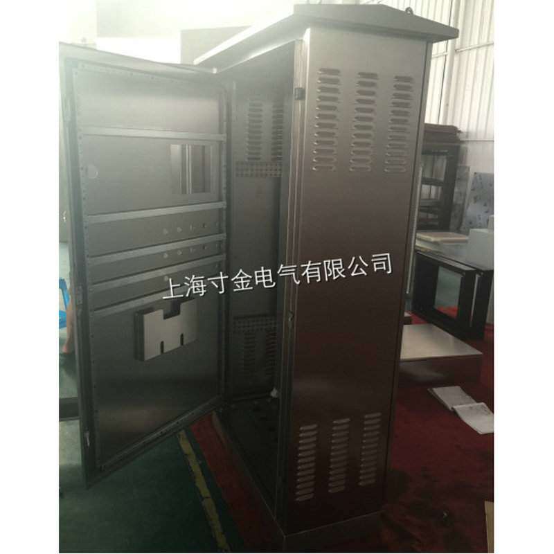不锈钢电器柜，ES柜，双层门，带玻璃，户外防水电气柜，带防雨顶
