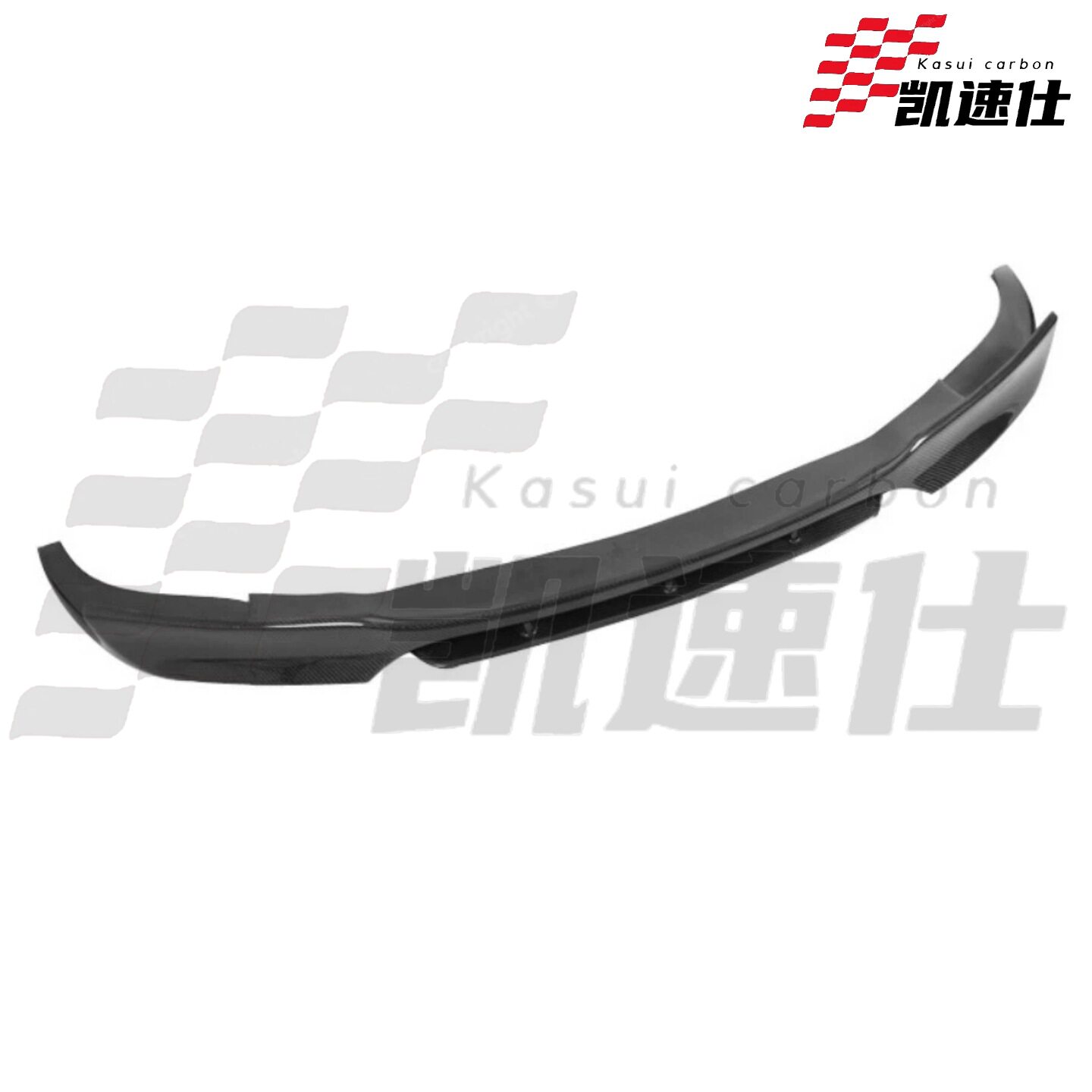 适用宝马5系 M5 F10碳纤维前铲改装双层V款前铲扰流配件