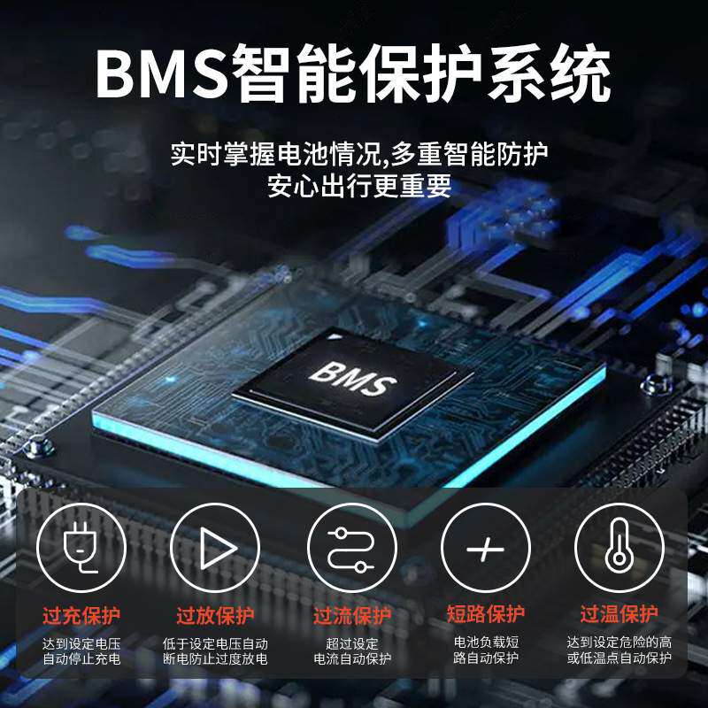 弘毅汽车锂电瓶启动12V磷酸铁锂蓄电池AGM启停免维护直销