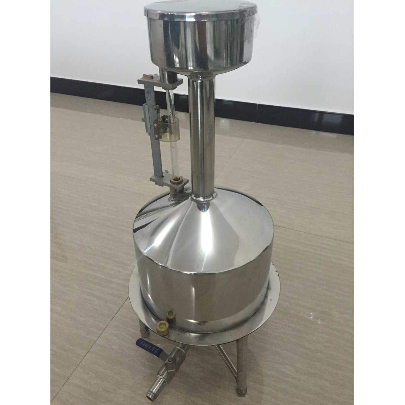 汽油柴油加油机校准量油桶20升不锈钢标准金属量器公正校准专用