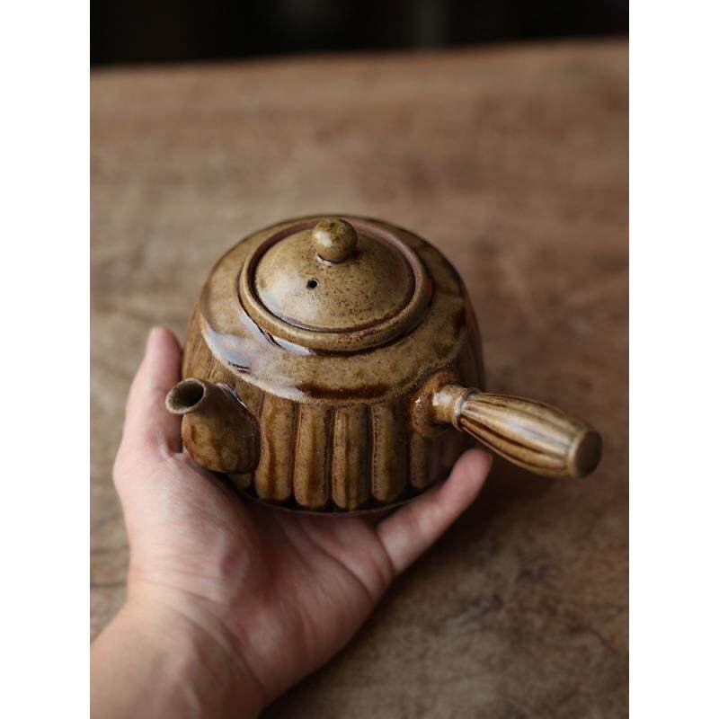 玩物集柴烧砂铫老式工夫茶烧水壶炭炉火碳煮茶陶壶红泥壶