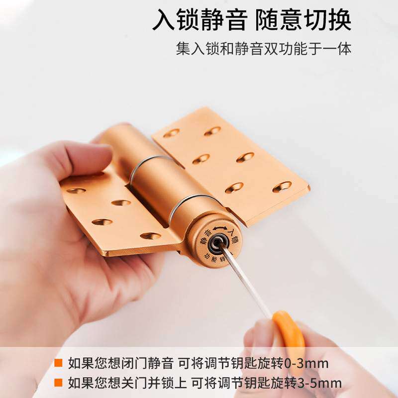 隐形门整套液压缓冲自闭合页整套静音外开暗门室内木门防盗门弹簧