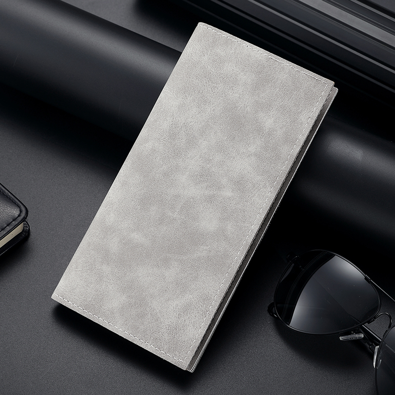 钱包男长款多卡位超薄青年简约软皮票夹韩版学生皮夹男式大钞夹潮