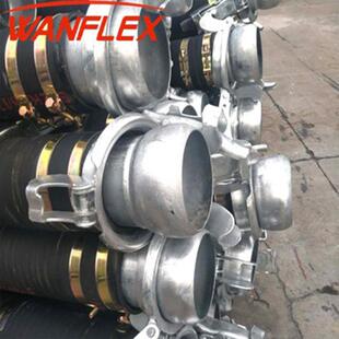 橡胶水泵进水管螺旋钢丝胶管耐磨大口径抽沙吸沙管