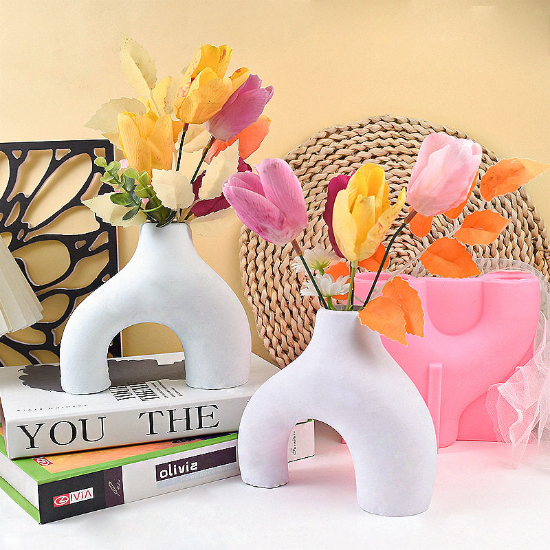 扭曲U形不规则花瓶硅胶模具 DIY滴胶石膏水泥模具 拱型插花盆模具,电子元器件市场,电线扎带/束线带,淘宝优惠券,粉丝福利购,淘宝优惠卷