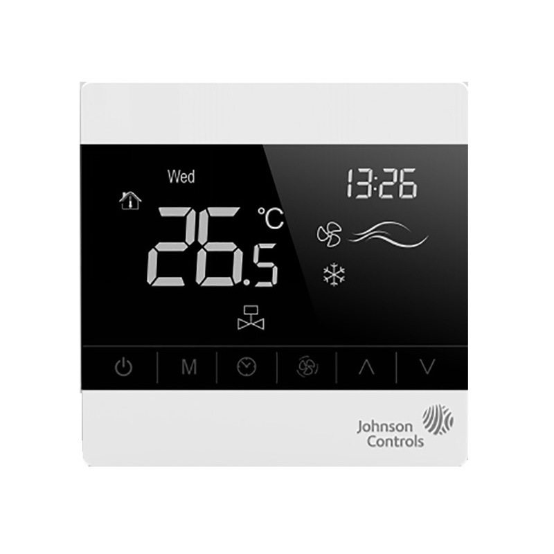 空调温控器三速开关风机盘管控制面板江森8200节能智能冷风机变频