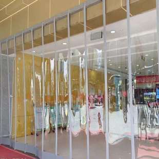 秋冬防风沙防寒自粘软门帘家用商场专用高清透明磁性磁吸保温帘