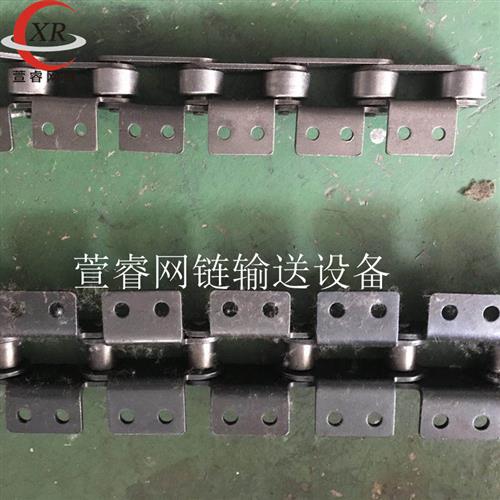 工业304不锈钢单双侧弯板传动链条06b3分4分5分6分碳钢带耳链条