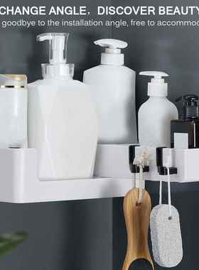 Bathroom wall shelf Rotatable ABS Corner Shelf Free