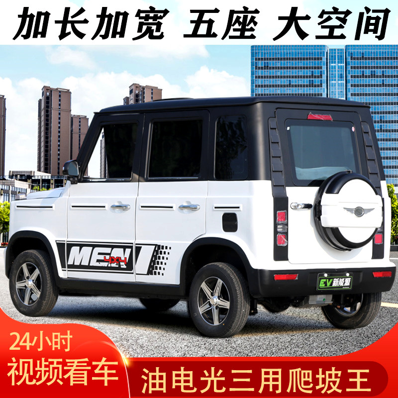 好货新款新能源电动汽车四轮家用成人纯电瓶轿车油电两用代步车