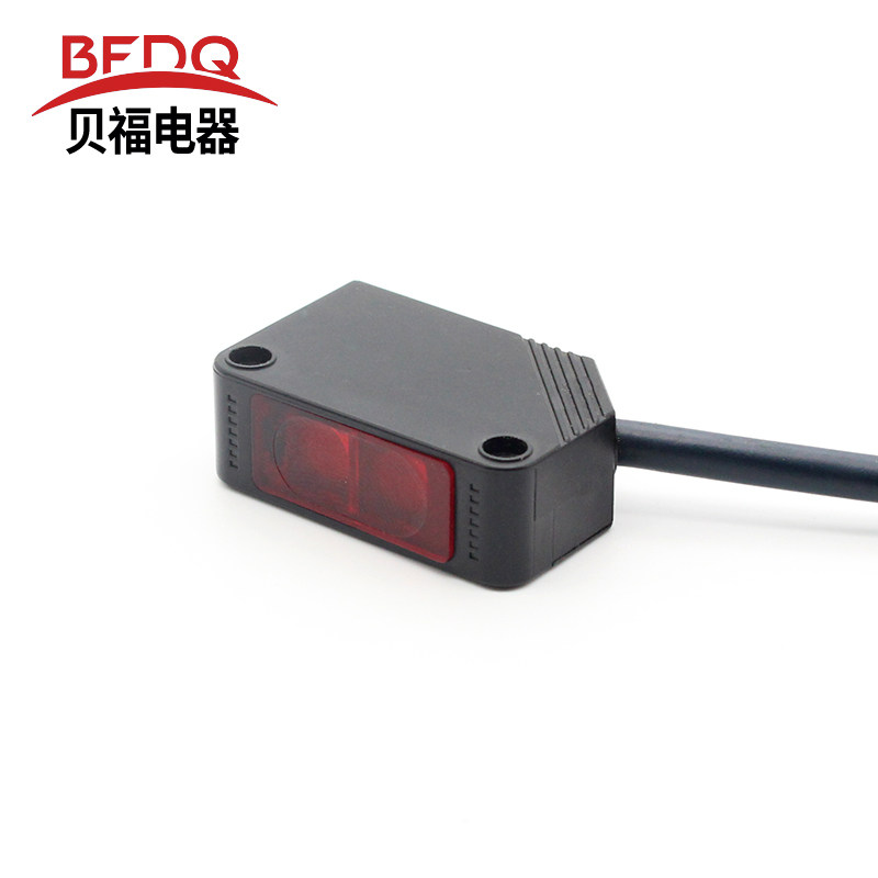 好货光电开关反馈反射红外感应传感器三线npn常开 常闭24v可调E3Z