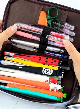 kaba bear pencil case pencil case large-capacity multi-fu