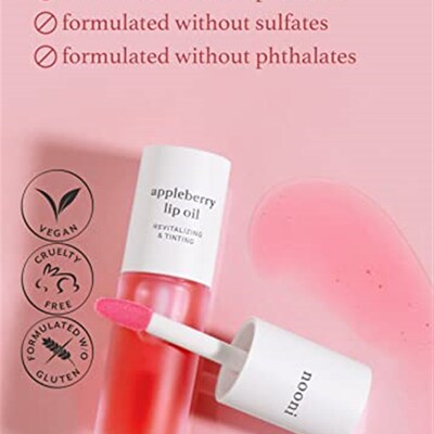 极速Nooni Korean Lip Oil - Appleberry  Moisturizing  Revita