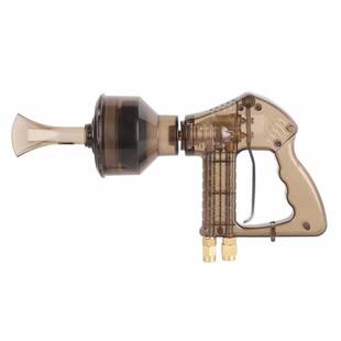 双管泡沫枪洗车喷枪水汽气混合枪透明高压自助洗车专用精洗龙卷风