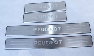 欧泰专用于标致206门槛条 标致207不锈钢迎宾踏板 206车门脚踏板