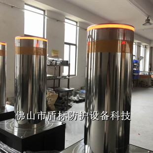 供应自动遥控液压升降柱智能电动起降LED灯圆柱挡车杆不锈钢地桩