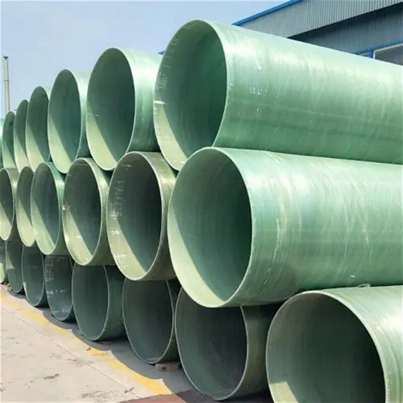 玻璃钢排污排水管 大口径缠绕夹砂排水管道 供水排水管
