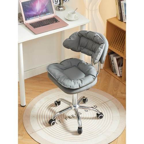 简约家用电脑椅子靠背软包书桌椅学生宿舍寝室凳子升降旋转办公椅