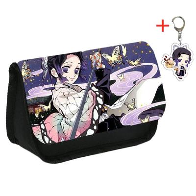 Demon Slayer 鬼灭之刃蝴蝶忍笔袋初中生女大容量文具袋蝴蝶忍挂