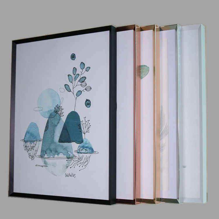 细窄边铝合金相框30 40 50 60 70 80 90厘米画框日式B2海报框定做