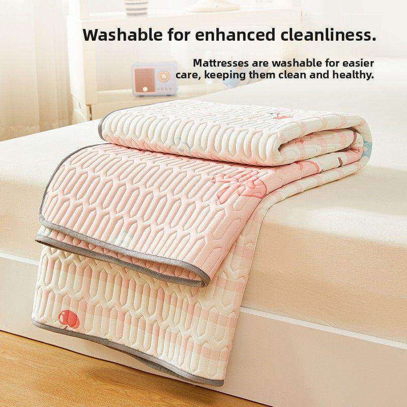 多喜爱乳胶冰丝凉席2025新款学生宿舍三四件套软席凉感床垫可水洗,床上用品,乳胶席,淘宝优惠券,粉丝福利购,淘宝优惠卷