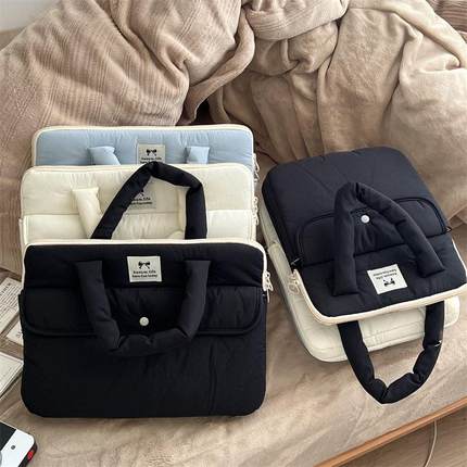 韩国新款te**um防震11/13/15寸ipad内胆包可爱手提笔记本电脑收纳