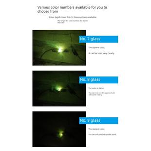 电焊镜片黑玻璃绿光白玻璃789号焊帽手持式 二保焊工防护面罩专用