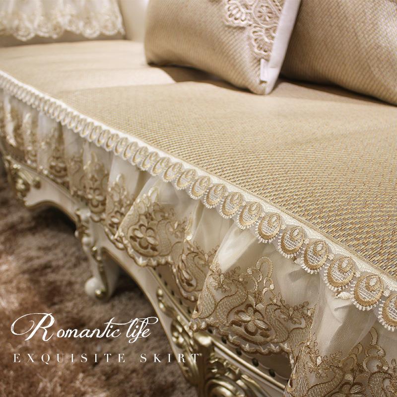 欧式沙发垫夏季夏天款冰丝凉席四季通用防滑客厅高端简约现代套罩