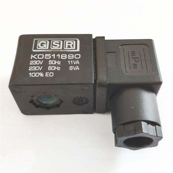 电磁阀线圈GSR K0511890 230V 孔径9mm高度30