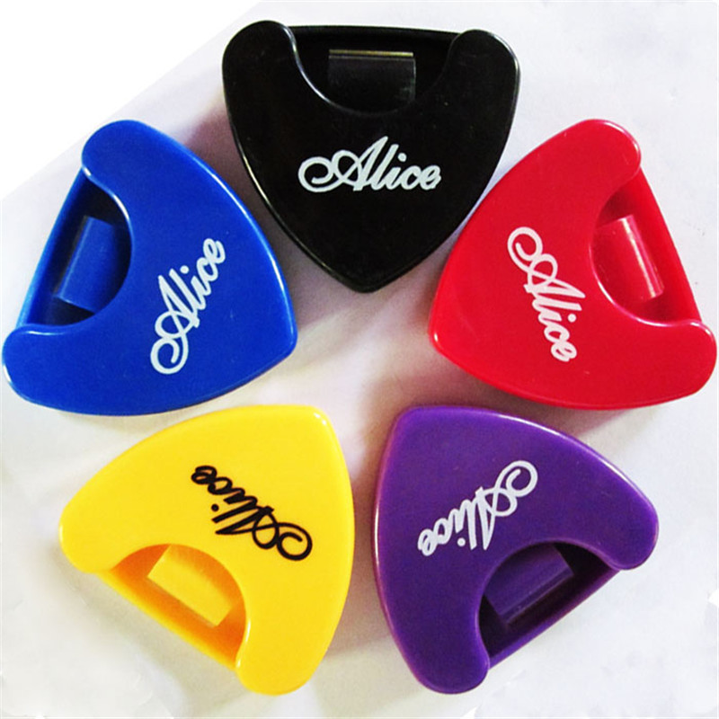 Guitar Pick Holder Plastic Plectrum Case with Self Adhesive