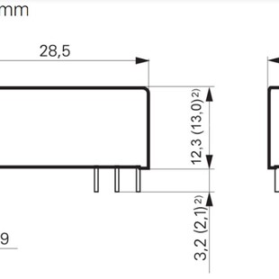 切换电流8A 1393224 24VDC线圈 单刀双掷 8功率继电器 RY212024
