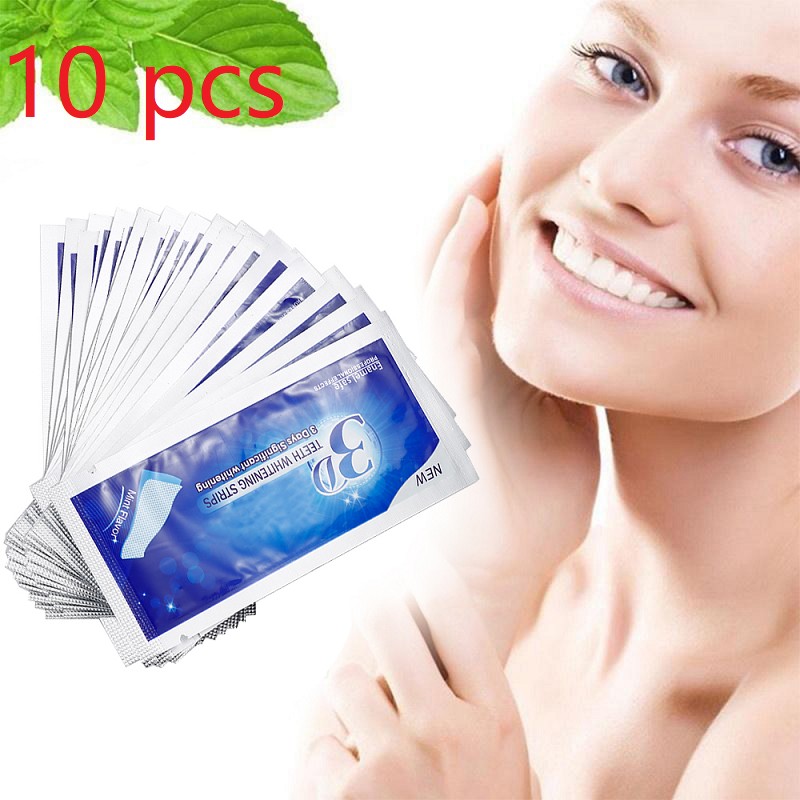 10Pcs/set Daily Life Oral Care Hygiene Teeth Whitening Strip