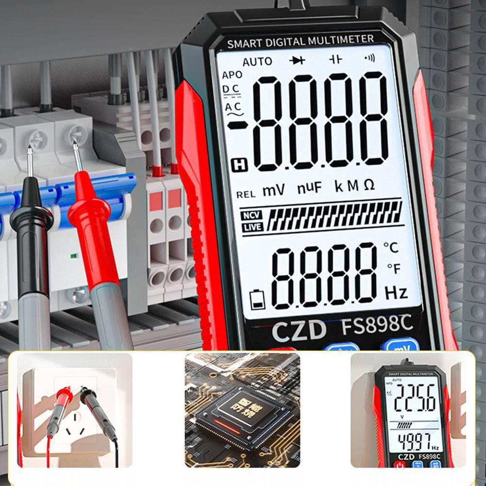 极速Professional Multimetera DiCgi tal NV ABVDCAC Voltge