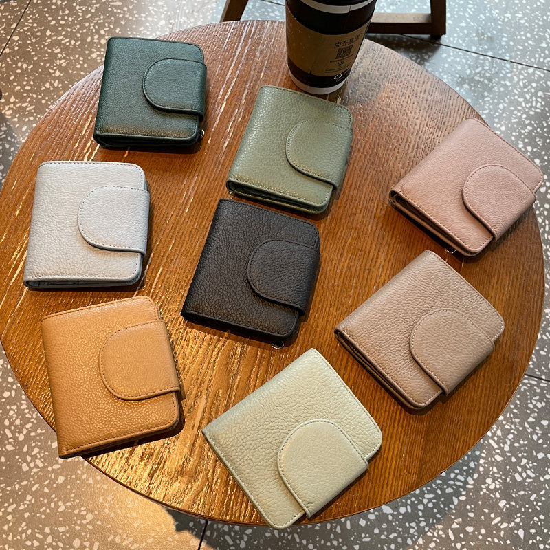 2025新款钱包女短款高档钱夹多卡位大容量拉链零钱袋时尚百搭撞色,箱包皮具/热销女包/男包,钱包,淘宝优惠券,粉丝福利购,淘宝优惠卷