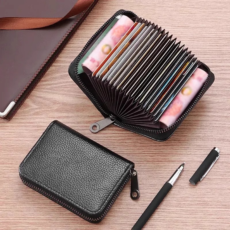 卡套小巧防消磁卡包男女式拉链多卡位银行证件夹大容量驾照钱包