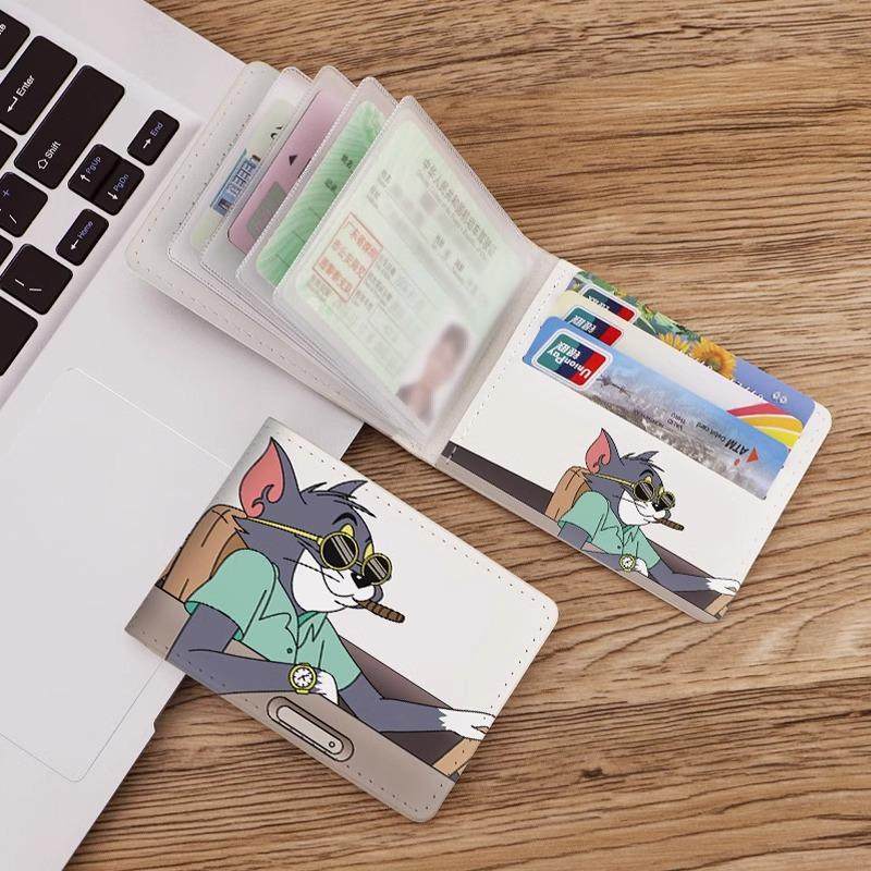 猫和老鼠驾驶证保护套情侣款驾照皮套行驶证汽车摩托车ins风男女