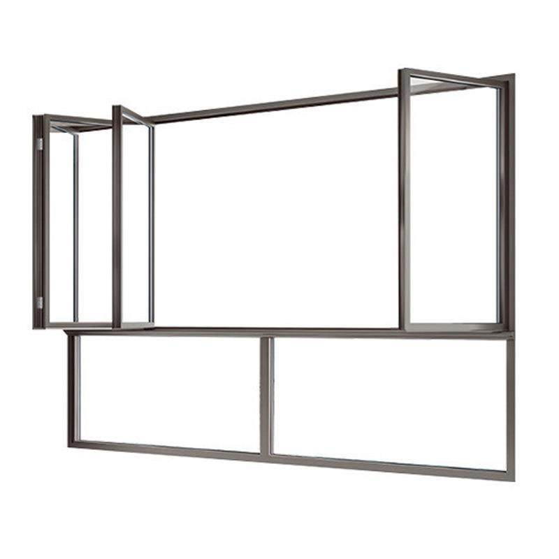 铝合金左右折叠窗别墅阳台开放式钢化玻璃窗吊轨窄框折叠窗,全屋定制,铝合金窗,淘宝优惠券,粉丝福利购,淘宝优惠卷