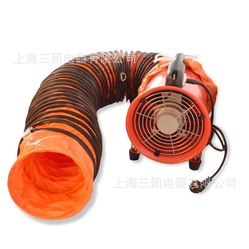 伸缩通风软管PVC塑料帆布螺旋管工业鼓风机鼓送排风管道300mm