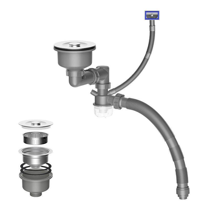 厂家厨房单槽160菜盆下水器洗菜盆加大落水器160提篮下水管,家装主材,下水器,淘宝优惠券,粉丝福利购,淘宝优惠卷